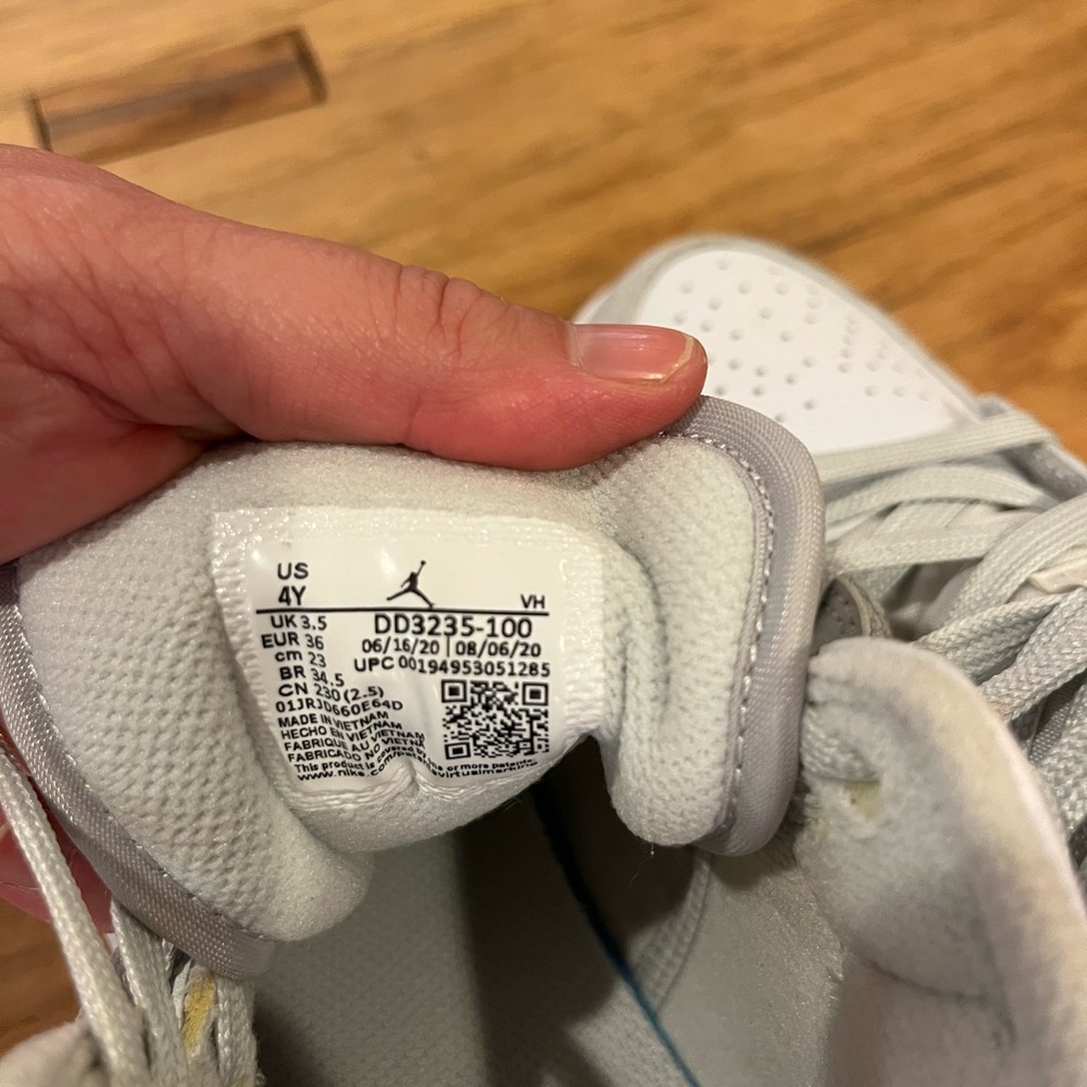 Jordan Kids' White Sneakers